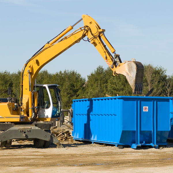 how does a residential dumpster rental service work in Byron